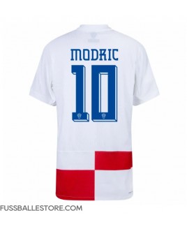 Günstige Kroatien Luka Modric #10 Heimtrikot EM 2024 Kurzarm